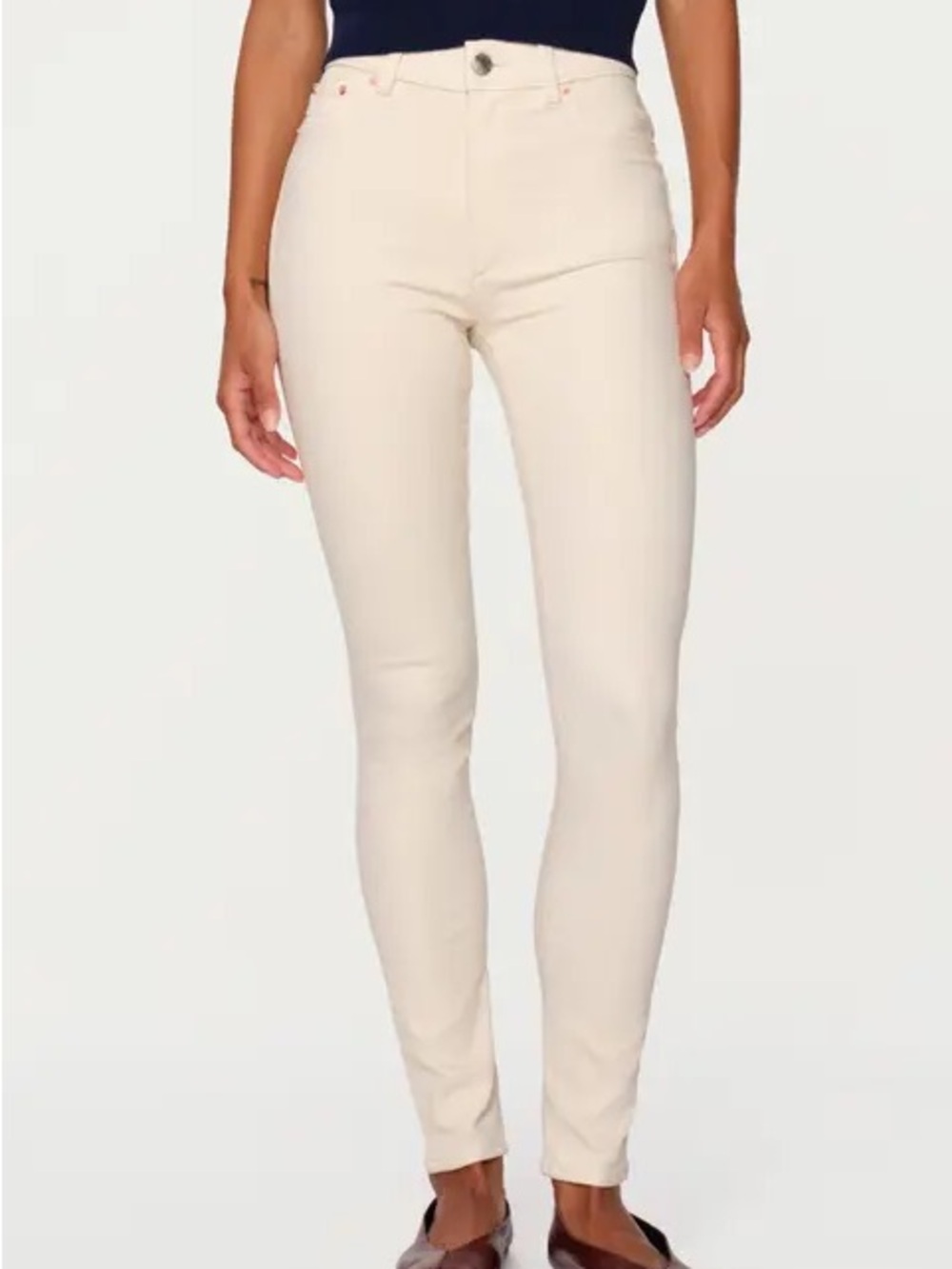 DL1961 Angel Mid Rise Skinny Ankle 27 Balm